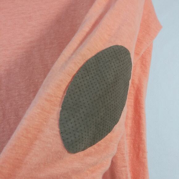 Massimo Dutti Orange Top Elbow Patches Size S - Picture 2 of 7